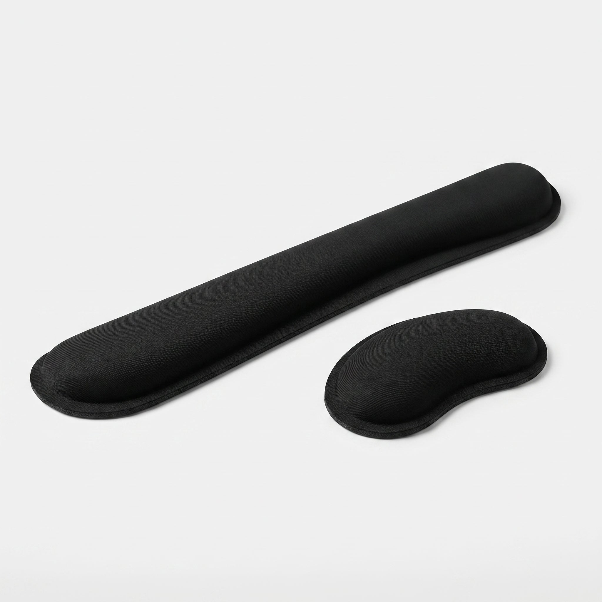 Set repose-poignets clavier et souris en mousse à mémoire de forme noir