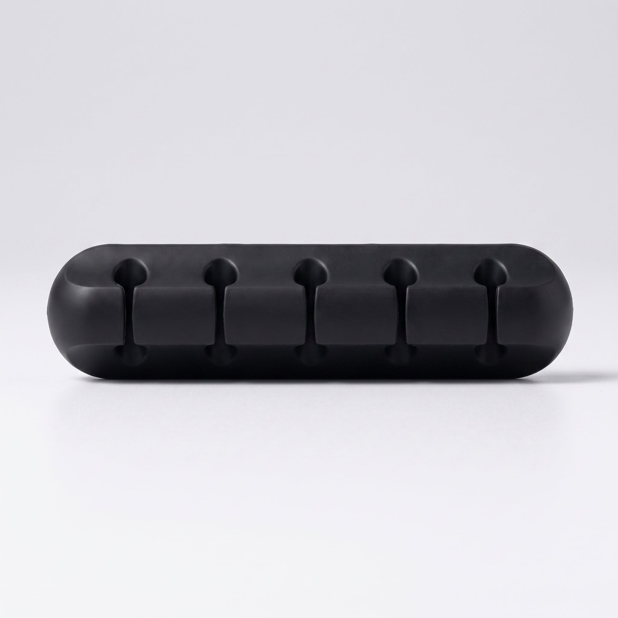 Organisateur de cinq câbles en silicone, vue de face